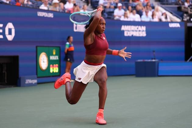 August 30, 2025, New York City, New York, United States: COCO GAUFF of USA during the match against M. Frech in the third round of US Open 2025 at the USTA Billie Jean King National Tennis Center. Queens, New York City. Gauff won 6:3, 6:1. New York City United States - ZUMAc278 20250830_zsp_c278_002 Copyright: xMarcinxCholewinskix