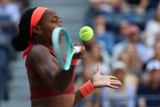 August 30, 2025, New York City, New York, United States: COCO GAUFF of USA during the match against M. Frech in the third round of US Open 2025 at the USTA Billie Jean King National Tennis Center. Queens, New York City. Gauff won 6:3, 6:1. New York City United States - ZUMAc278 20250830_zsp_c278_003 Copyright: xMarcinxCholewinskix