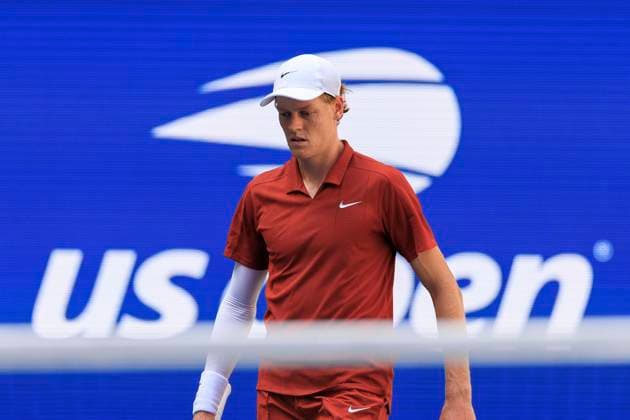 August 30, 2025, Flushing Meadows, New York, USA: Jannik Sinner after winning a game during a match against Denis Shapovalov on Day 7 of the 2025 US Open at USTA Billie Jean King National Tennis Center on Saturday August 30, 2025 in the Flushing neighborhood of the Queens borough of New York City. JAVIER ROJAS PI Flushing Meadows USA - ZUMAp124 20250830_zaa_p124_064 Copyright: xJavierxRojasx