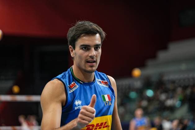Sani Francesco (ITA) in action during 2025 FIPAV Cup Men - Italy vs Germany, International volleyball match in Turin, Italy, August 30 2025  Copyright: xSilvanoxMarcoxCesario IPAxSportx xipa-agency.netx xx IPA_63694655 IPA_Agency_IPA63694655