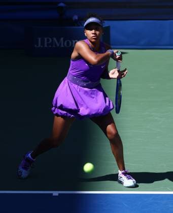 2025 US Open Tennis Championships, Day Seven, Billy Jean-King Tennis Centre, Flushing Meadows, New York, USA, 30 08 2025 Naomi Osaka (JPN) in action during her third round match against Daria Kasatina (AUS) in the 2025 US Open at Flushing Meadows New York Billy Jean King Tennis Centre, Flushing Meadows New York USA Copyright: xMarkxGreenwoodx