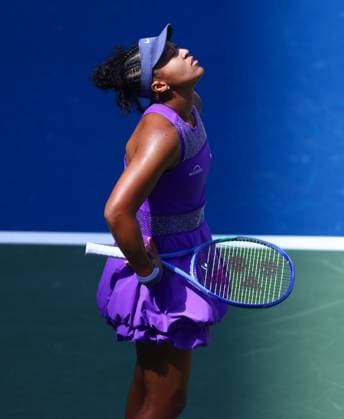 2025 US Open Tennis Championships, Day Seven, Billy Jean-King Tennis Centre, Flushing Meadows, New York, USA, 30 08 2025 Naomi Osaka (JPN) shows frustration during her third round match against Daria Kasatina (AUS) in the 2025 US Open at Flushing Meadows New York Billy Jean King Tennis Centre, Flushing Meadows New York USA Copyright: xMarkxGreenwoodx