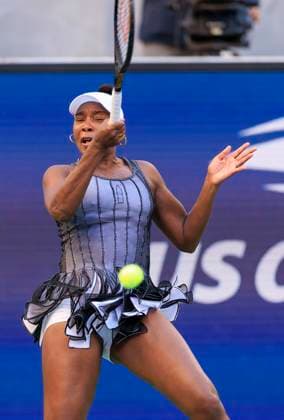 August 30, 2025, Flushing Meadows, New York, USA: Leylah Fernandez Venus Williams (in photo) during a match against Ulrikke Eikeri Eri Hozumi on Day 7 of the 2025 US Open at USTA Billie Jean King National Tennis Center on Saturday August 30, 2025 in the Flushing neighborhood of the Queens borough of New York City. JAVIER ROJAS PI Flushing Meadows USA - ZUMAp124 20250830_zaa_p124_111 Copyright: xJavierxRojasx