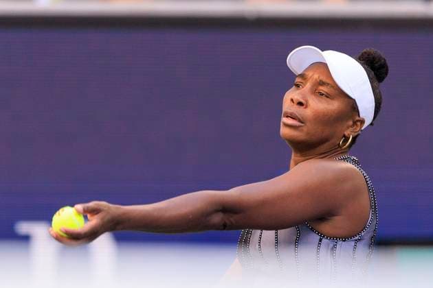 August 30, 2025, Flushing Meadows, New York, USA: Leylah Fernandez Venus Williams (in photo) during a match against Ulrikke Eikeri Eri Hozumi on Day 7 of the 2025 US Open at USTA Billie Jean King National Tennis Center on Saturday August 30, 2025 in the Flushing neighborhood of the Queens borough of New York City. JAVIER ROJAS PI Flushing Meadows USA - ZUMAp124 20250830_zaa_p124_112 Copyright: xJavierxRojasx