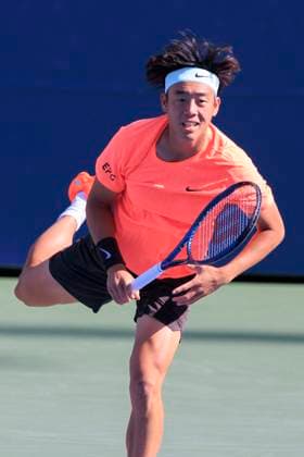 August 30, 2025, Flushing Meadows, New York, USA: Coleman Wong serves during a match against Andrey Rublev on Day 7 of the 2025 US Open at USTA Billie Jean King National Tennis Center on Saturday August 30, 2025 in the Flushing neighborhood of the Queens borough of New York City. JAVIER ROJAS PI Flushing Meadows USA - ZUMAp124 20250830_zaa_p124_087 Copyright: xJavierxRojasx