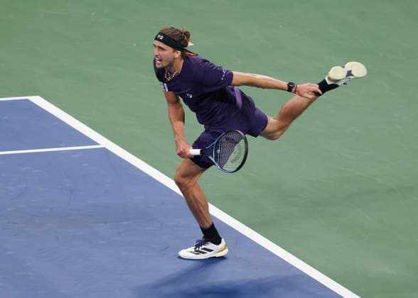 Alexander Zverev GER , US Open Championships 2023, USTA Billie Jean King National Tennis Center, Flushing Meadows, New York, USA Copyright: xJuergenxHasenkopfx