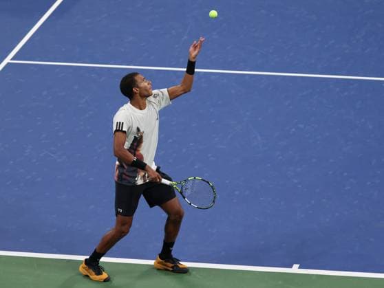 Felix Auger Aliassime CAN , US Open Championships 2023, USTA Billie Jean King National Tennis Center, Flushing Meadows, New York, USA Copyright: xJuergenxHasenkopfx