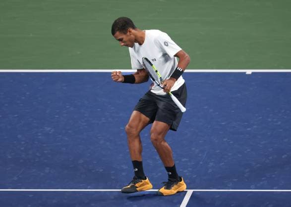 Felix Auger Aliassime CAN , US Open Championships 2023, USTA Billie Jean King National Tennis Center, Flushing Meadows, New York, USA Copyright: xJuergenxHasenkopfx