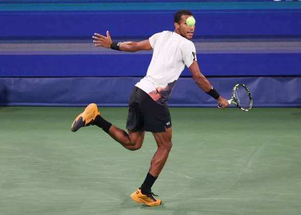 Felix Auger Aliassime CAN , US Open Championships 2023, USTA Billie Jean King National Tennis Center, Flushing Meadows, New York, USA Copyright: xJuergenxHasenkopfx