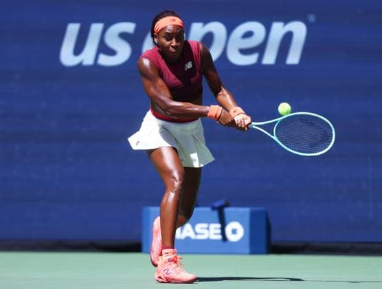 2025 US Open Tennis Championships, Day Seven, Billy Jean-King Tennis Centre, Flushing Meadows, New York, USA, 30 08 2025 Coco Gauff (USA) in action during her third round match against Magdalena Frech (POL) in the 2025 US Open at Flushing Meadows New York Billy Jean King Tennis Centre, Flushing Meadows New York USA Copyright: xMarkxGreenwoodx