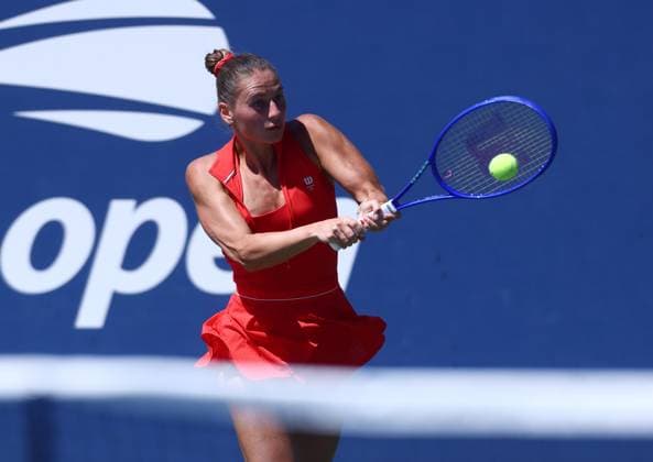 2025 US Open Tennis Championships, Day Seven, Billy Jean-King Tennis Centre, Flushing Meadows, New York, USA, 30 08 2025 Marta Kostyuk (UKR) in action during her third round match against Diane Parry (FRA) in the 2025 US Open at Flushing Meadows New York Billy Jean King Tennis Centre, Flushing Meadows New York USA Copyright: xMarkxGreenwoodx