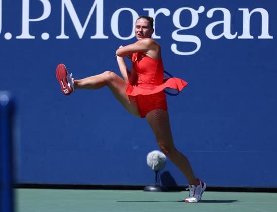 2025 US Open Tennis Championships, Day Seven, Billy Jean-King Tennis Centre, Flushing Meadows, New York, USA, 30 08 2025 Marta Kostyuk (UKR) in action during her third round match against Diane Parry (FRA) in the 2025 US Open at Flushing Meadows New York Billy Jean King Tennis Centre, Flushing Meadows New York USA Copyright: xMarkxGreenwoodx