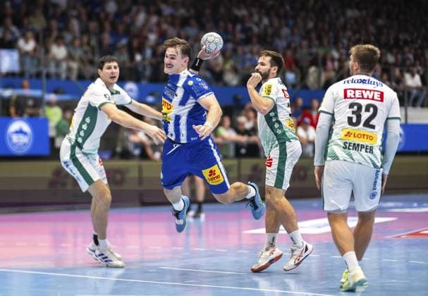 DAIKIN HBL HANDBALL MEN 1 BL 1 GAME DAY THSV EISENACH SC DHFK LEIPZIG FOR EDITORIAL PURPOSES ONLY p 30 08 2025 Eisenach DAIKIN HBL Handball 1 Bundesliga Herren Saison 2025 2026 1 Spieltag Werner Assmann Halle ThSV Eisenach SC DHfK Leipzig 31 27 im Foto Felix Aellen 22 ThSV Eisenach Germany Thüringen Eisenach Copyright SaschaxFromm Copyright: SaschaxFromm doc826lcvy10039rey434n ,EDITORIAL USE ONLY Copyright: SaschaxFromm