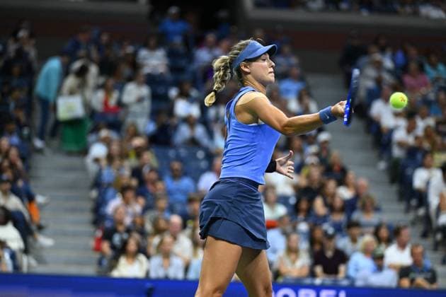 US Open - Third Round Anna Kalinskaya (RUS) during her third round match at the 2025 US Open at Billie Jean National Tennis Center in New York City, NY, USA, on August 30, 2025. Photo by Corinne Dubreuil ABACAPRESS.COM New York City United States  Copyright: xDubreuilxCorinne ABACAx