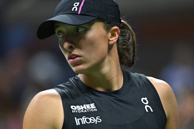 US Open - Third Round Iga Swiatek (POL) during her third round match at the 2025 US Open at Billie Jean National Tennis Center in New York City, NY, USA, on August 30, 2025. Photo by Corinne Dubreuil ABACAPRESS.COM New York City United States  Copyright: xDubreuilxCorinne ABACAx