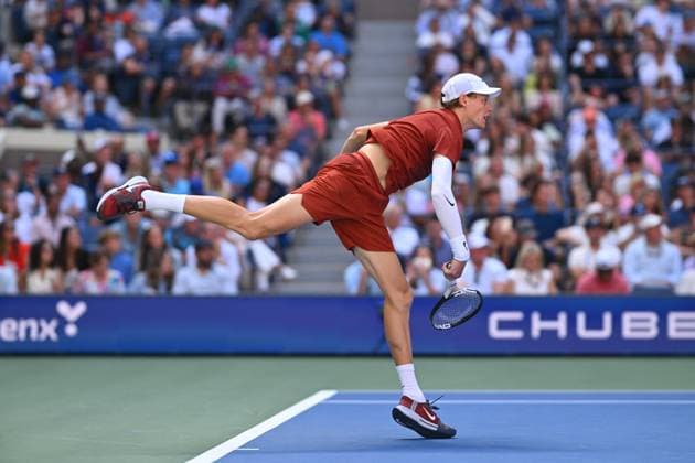 US Open - Third Round Jannik Sinner (ITA) during his third match at the 2025 US Open at Billie Jean National Tennis Center in New York City, NY, USA, on August 30, 2025. Photo by Corinne Dubreuil ABACAPRESS.COM New York City United States  Copyright: xDubreuilxCorinne ABACAx