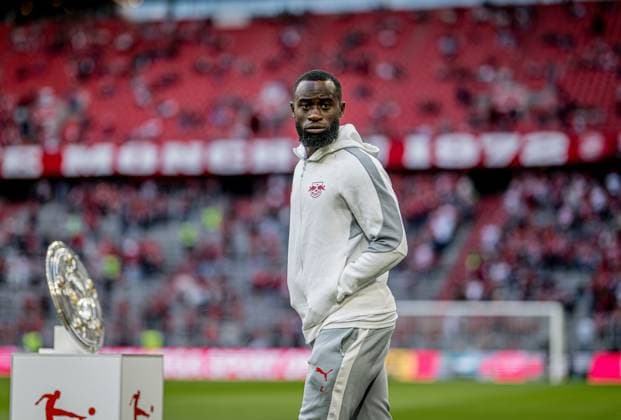 Leipzigs Lutsharel Geertruida Soccer 1 Bundesliga, Matchday 1 FC Bayern Muenchen RB Leipzig 6 0 August 22, 2025 Munich, Allianz Arena FC Bayern Muenchen RB Leipzig 6 0