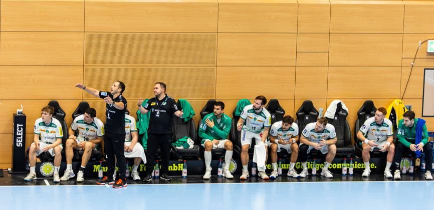 30 08 2025, GER, Handball, Men, Season 25 26, Daikin 1 Bl, 1 Matchday ThSV Eisenach SC DHfK Leipzig Raul Alonso SC DHfK Leipzig 99817 Eisenach Werner Assmann Halle Am Sportp Thueringen Germany