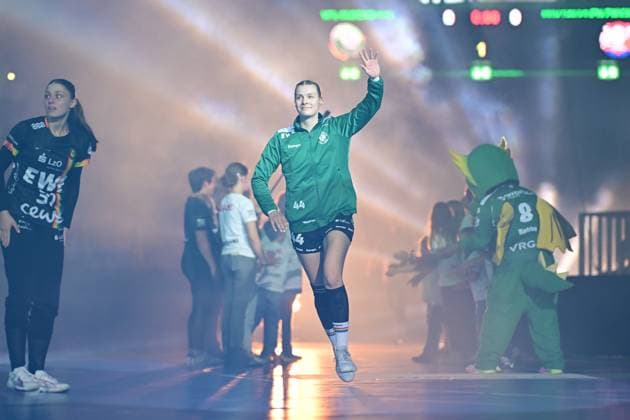 Handball I Women I Season 2025 2026 I 1 HBF I 1 Matchday I VfL Oldenburg BSV Sachsen Zwickau I 30 08 2025 Lisa Marie Fragge 44, VfL Oldenburg Oldenburg EWE Arena Niedersachsen Germany Copyright: xLobeca FelixxSchlikisx