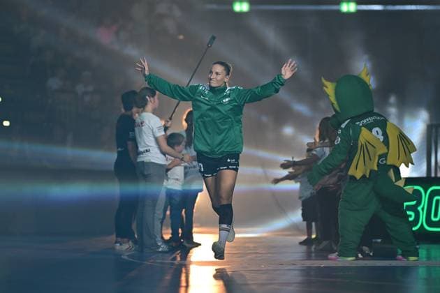 Handball I Women I Season 2025 2026 I 1 HBF I 1 Matchday I VfL Oldenburg BSV Sachsen Zwickau I 30 08 2025 Jenny Behrend 30, VfL Oldenburg Oldenburg EWE Arena Niedersachsen Germany Copyright: xLobeca FelixxSchlikisx