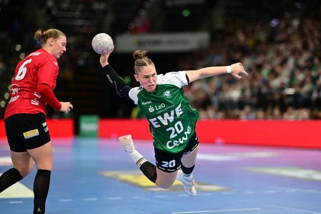 Handball I Women I Season 2025 2026 I 1 HBF I 1 Matchday I VfL Oldenburg BSV Sachsen Zwickau I 30 08 2025 Ariane Pfundstein 20, VfL Oldenburg Oldenburg EWE Arena Niedersachsen Germany Copyright: xLobeca FelixxSchlikisx