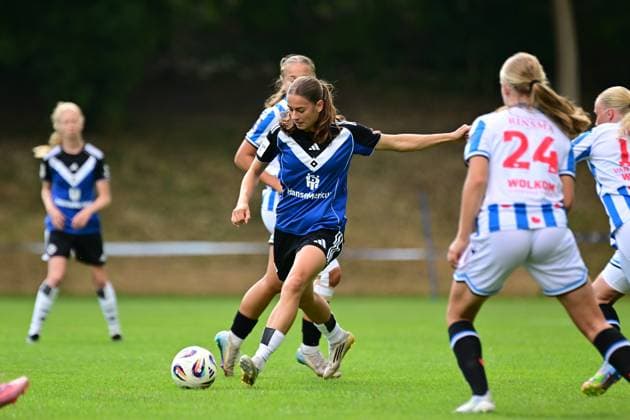 Football, Women, Test match, Hamburger SV - SC Heerenveen