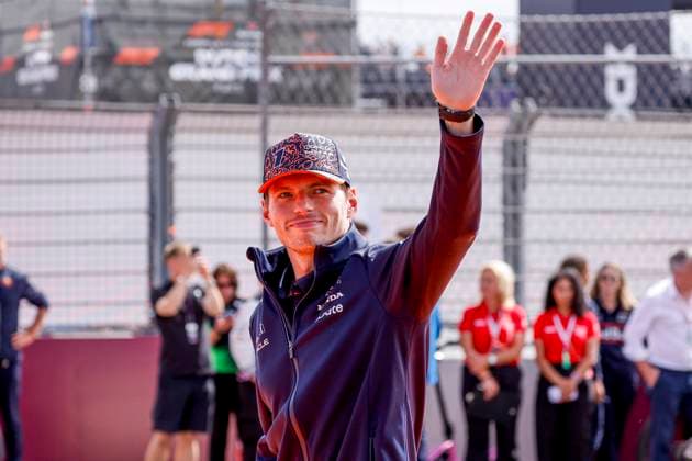 Drivers Parade Max Verstappen of the Netherlands and Oracle Red Bull Racing wave during the Formula 1 Heineken Dutch Grand Prix 2025 on Day 3 at Circuit Zandvoort on August 31, 2025 in Zandvoort, Netherlands Photo by Marcel ter Bals DeFodi Images