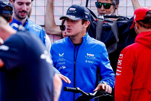 Drivers Parade Franco Colapinto of Argentina and BWT Alpine F1 Team looks on during the Formula 1 Heineken Dutch Grand Prix 2025 on Day 3 at Circuit Zandvoort on August 31, 2025 in Zandvoort, Netherlands Photo by Marcel ter Bals DeFodi Images
