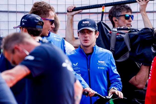 Drivers Parade Franco Colapinto of Argentina and BWT Alpine F1 Team looks on during the Formula 1 Heineken Dutch Grand Prix 2025 on Day 3 at Circuit Zandvoort on August 31, 2025 in Zandvoort, Netherlands Photo by Marcel ter Bals DeFodi Images