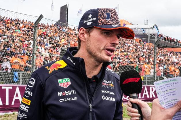 2025-08-31 F1 - Heineken Dutch GP - Grand Prix Drivers Parade ZANDVOORT, NETHERLANDS - AUGUST 31: Max Verstappen of Red Bull Racing at the Grand Prix Drivers Parade during F1 - Heineken Dutch GP on August 31, 2025 in Zandvoort, Netherlands. Zandvoort Netherlands Content not available for redistribution in The Netherlands directly or indirectly through any third parties. Copyright: xAndrexWeeningx