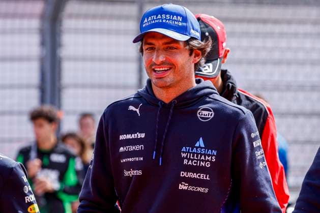 Drivers Parade Carlos Sainz of Spain and Williams looks on during the Formula 1 Heineken Dutch Grand Prix 2025 on Day 3 at Circuit Zandvoort on August 31, 2025 in Zandvoort, Netherlands Photo by Marcel ter Bals DeFodi Images