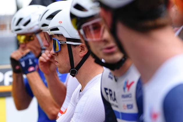 2025 UCI Para-cycling Road World Championships Picture by Olly Hassell SWpix.com - 31 08 2025 - Cycling - 2025 UCI Para-cycling Road World Championships - Ronse, Flanders, Belgium - Men C4 Road Race - Archie Atkinson (Great Britain) Copyright: x xSWpix.comx(t axPhotographyxHubxLtd)xOllyxHassell SWpix.comx SWP-3069-1795