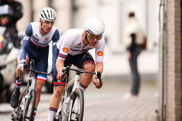 2025 UCI Para-cycling Road World Championships Picture by John Clifton SWpix.com - 31 08 2025 - Cycling - 2025 UCI Para-cycling Road World Championships - Ronse, Flanders, Belgium - Men C4 Road Race - Archie Atkinson (Great Britain) Copyright: x xSWpix.comx(t axPhotographyxHubxLtd)xJohnxClifton SWpix.comx SWP-3069-1844