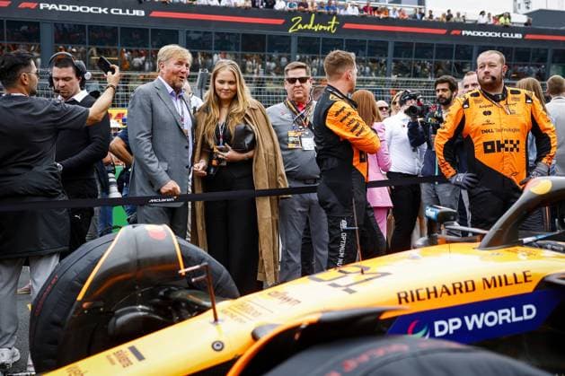 ZANDVOORT - (l-r) King Willem-Alexander and Princess Amalia before the Dutch Formula 1 Grand Prix at the Zandvoort Circuit. ANP SEM VAN DER WAL F1 Grand Prix of Netherlands 2025 26 xVIxANPxSportx xxANPxIVx 534598496 originalFilename: 534598496.jpg