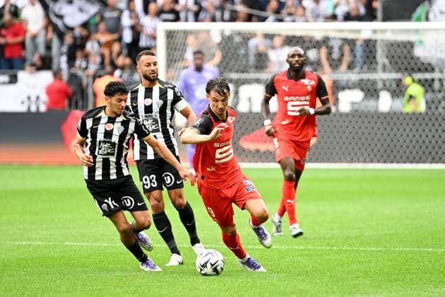 Angers SCO v Stade Rennais FC - Ligue 1 McDonald s 2025 2026 09 Esteban LEPAUL (srfc) during the Ligue 1 McDonald s match between Angers and Rennes at Stade Raymond Kopa on August 31, 2025 in Angers, France. Angers France  Copyright: xFEPx 776348120