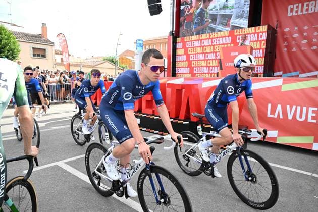 31-08-2025 Vuelta A Espana; Tappa 09 Alfaro - Estacion De Valdezcaray; 2025, Groupama - Fdj; Cavagna, Remi; Gaudu, David; Alfaro; 