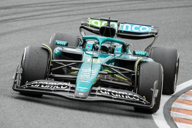 2025-08-31 F1 - Heineken Dutch GP - Grand Prix Race ZANDVOORT, NETHERLANDS - AUGUST 31: Lance Stroll of Aston Martin competing in the Grand Prix Race during F1 - Heineken Dutch GP on August 31, 2025 in Zandvoort, Netherlands. Zandvoort Netherlands Content not available for redistribution in The Netherlands directly or indirectly through any third parties. Copyright: xAndrexWeeningx