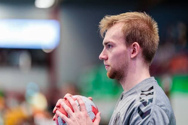 Florian Kranzmann GWD Minden, 05 GER, GWD Minden vs Frisch Auf Goeppingen, Handball, 1 Bundesliga, 1 Matchday, Season 2025 2026, 31 08 2025 GER, GWD Minden vs Frisch Auf Goeppingen, Handball, 1 Bundesliga, 1 Matchday, Season 2025 2026, 31 08 2025 Luebbecke Copyright: xEibner-Pressefoto JanxRollingerx EP_JSK