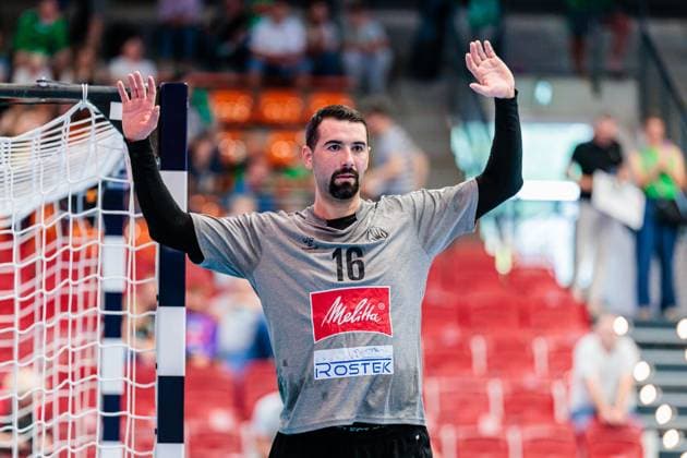 Tibor Ivanisevic GWD Minden, 16 GER, GWD Minden vs Frisch Auf Goeppingen, Handball, 1 Bundesliga, 1 Matchday, Season 2025 2026, 31 08 2025 GER, GWD Minden vs Frisch Auf Goeppingen, Handball, 1 Bundesliga, 1 Matchday, Season 2025 2026, 31 08 2025 Luebbecke Copyright: xEibner-Pressefoto JanxRollingerx EP_JSK