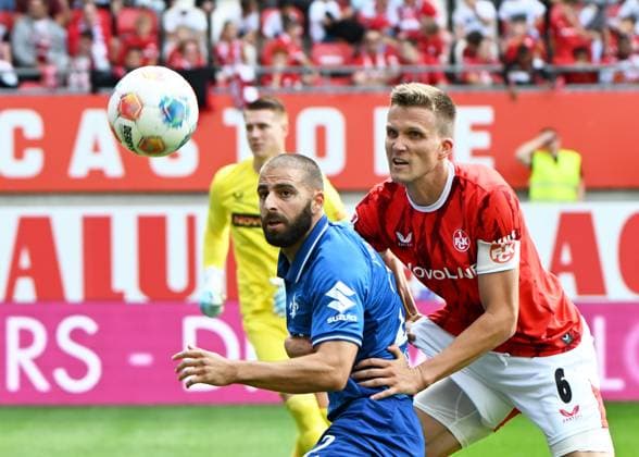 Football 2 Bundesliga Season 2025 26 1 FC Kaiserslautern 31 8 2025 Fritz Walter Stadion 1 FC Kaiserslautern fck SV Darmstadt 98 da 3 1 Serhat Semih GÜLER SV Darmstadt 98 , li Fabian KUNZE 1 FC Kaiserslautern 1 FC Kaiserslautern