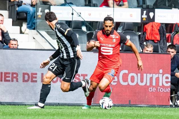 FOOTBALL : SCO Angers vs Stade Rennais - Ligue 1 - JournÃ e 3 - 31 08 2025 Moussa Tamari (Stade Rennais) AngersFrance  Copyright: xBaptistexAutissierx