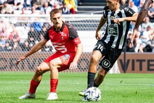 FOOTBALL : SCO Angers vs Stade Rennais - Ligue 1 - JournÃ e 3 - 31 08 2025 Valentin Rongier (Stade Rennais) AngersFrance  Copyright: xBaptistexAutissierx