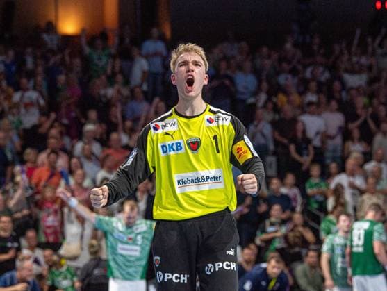 Handball, Men, Season 2025 2026, DAIKIN Handball Bundesliga 1 Matchday , Füchse Berlin Bergischer HC, Goalkeeper Lasse Ludwig Füchse Berlin , 31 08 2025, Copyright: xSebastianxRäppold MatthiasxKochx