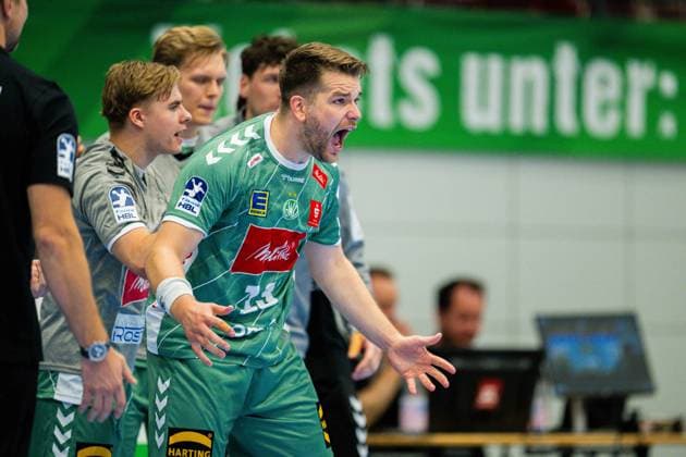 31 08 2025 Handball, 2025 2026, 1 Bundesliga, 1 Matchday, GWD Minden Frisch auf Göppingen Ian Weber Minden