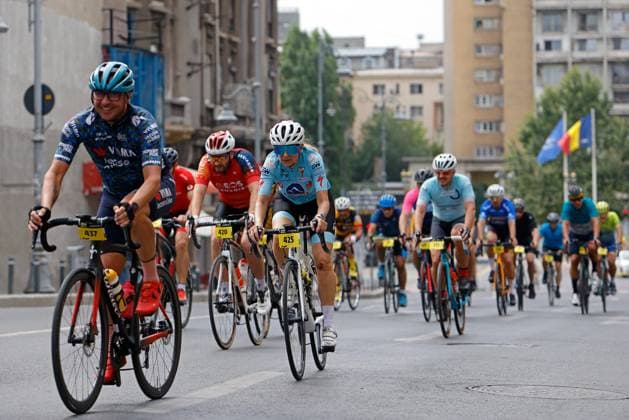 (250831) -- BUCHAREST, Aug. 31, 2025 -- Cyclists compete during the L Etape Romania by Tour de France cycling race in Bucharest, Romania, Aug. 31, 2025. (Photo by Xinhua) (SP)ROMANIA-BUCHAREST-CYCLING-L ETAPE ROMANIA BY TOUR DE FRANCE CristianxCristel 