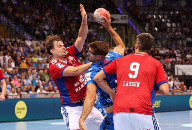 Handball, HBL, TVB 1898 Stuttgart - HSV Hamburg