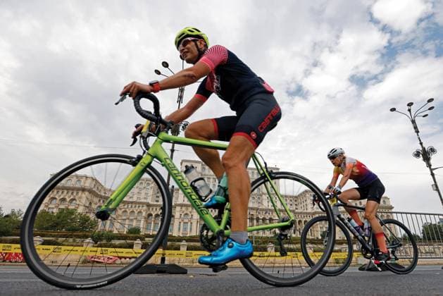 (250831) -- BUCHAREST, Aug. 31, 2025 -- Cyclists compete during the L Etape Romania by Tour de France cycling race in Bucharest, Romania, Aug. 31, 2025. (Photo by Xinhua) (SP)ROMANIA-BUCHAREST-CYCLING-L ETAPE ROMANIA BY TOUR DE FRANCE CristianxCristel 
