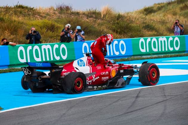 Formula 1 Heineken Dutch Grand Prix 2025 Alexis Perrin OVERTAKE MAXPPP - Zandvoort 31 08 2025 16 LECLERC Charles (mon), Scuderia Ferrari, action at the Formula 1 Heineken Dutch Grand Prix 2025, the 15th round of the 2025 FIA Formula 1 World Championship, WM, Weltmeisterschaft at Circuit Zandvoort in Zandvoort, Netherlands, from 28 to 31 August 2025 Zandvoort Netherlands  Copyright: xOVERTAKE MAXPPPxAlexisxPerrinx OVT202508316076 OVT202508316076