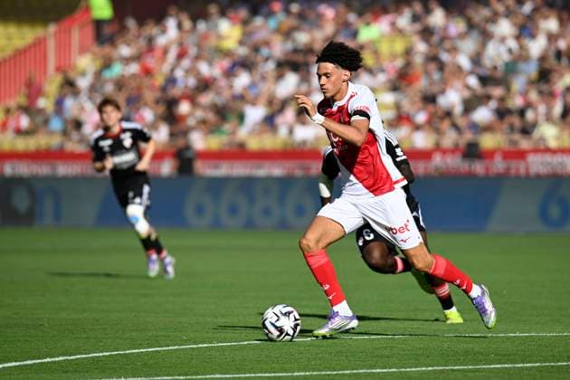 FOOTBALL : AS Monaco VS RC Strasbourg Alsace - Ligue 1 Mcdonald s - 31 08 2025 Maghnes Akliouche (ASM) - Ligue 1 Mcdonald s match between AS Monaco and Racing Club de Strasbourg Alsace on August 31, 2025 at the Louis II Stadium in Monaco. MonacoMonaco  Copyright: xWilliamxCannarellax