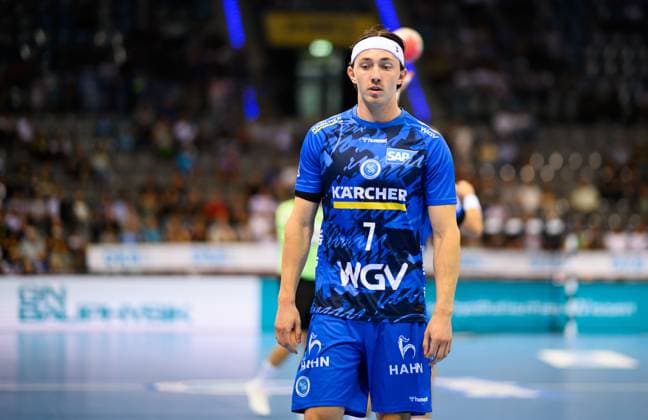 Kasper Thorsen Lien TVB Stuttgart, 07 , TVB Stuttgart vs Handball Sport Verein Hamburg, Handball, DAIKIN 1 Handball Bundesliga, 1 Matchday, Season 2025 2026, 31 08 2025 Eibner Pressefoto Andreas Ulmer TVB Stuttgart vs Handball Sport Verein Hamburg, Handball, DAIKIN 1 Handball Bundesliga, 1 Matchday, Season 2025 2026, 31 08 2025 Stuttgart Copyright: xEibner-Pressefoto AndreasxUlmerx EP_AUR